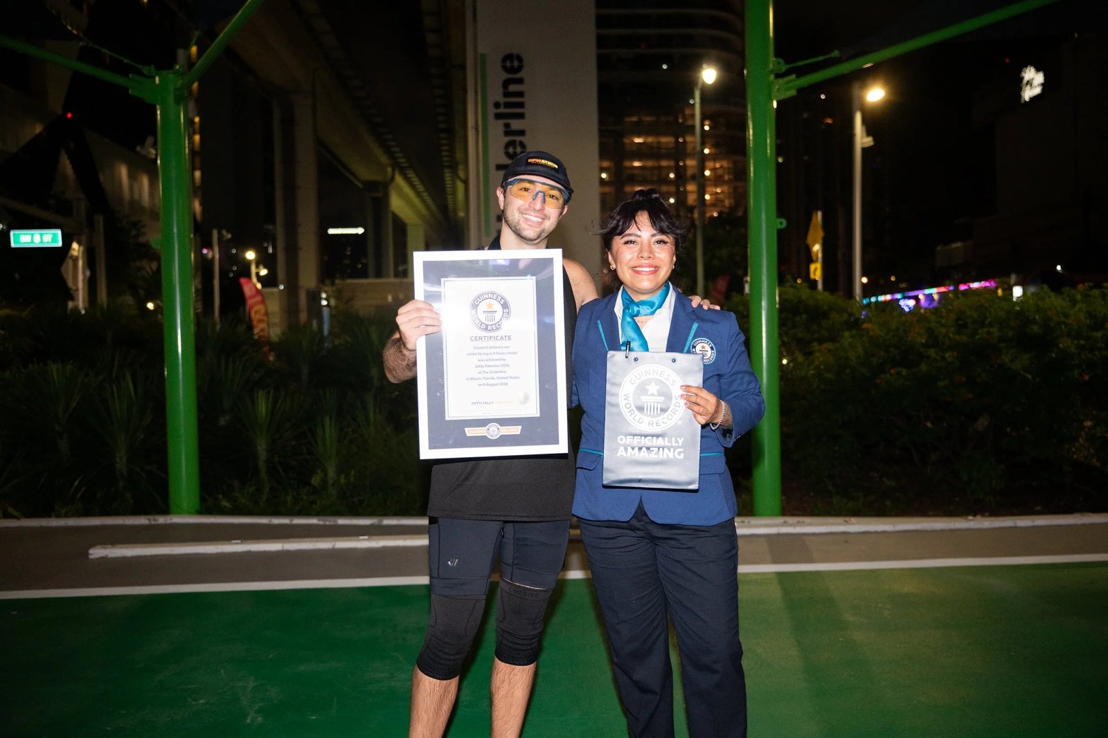 DJ entra para o Guinness após correr 46 km enquanto tocava por oito horas